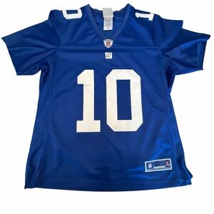 New York Giants Eli Manning #10 blue Nike jersey women’s medium